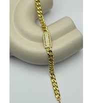 22K Altın Kaplama Taşlı Bileklik - 25-22k86 (Gold)