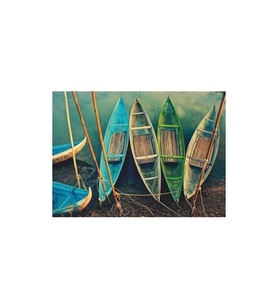 EDKZEKA 1000 Parça Kayıklar Puzzle