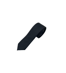 Brianze 5 Cm Siyah Diagonel Çizgili Slim Kravat