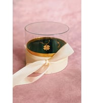 hediye paketinde 4 yapraklı gonca ( çeliktir kararma solma yapmaz ) (Rose Gold Altın)