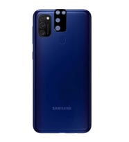 Samsung Galaxy M21 Kamera Lens Koruyucu HD 3D Tempered Glass Cam (Siyah)