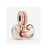 Sen Her Zaman Kalbimdesin Split Dangle Charm