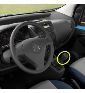 Citroen Nemo 2008-2017 Vites Topuzu Siyah 5 İleri Manuel