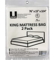 King Yatak Poli Kılıfları, 76 x 15 x 104 inç, 2'li Paket