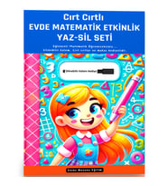 Cırt Cırtlı Evde Matematik Etkinlik YAZ-SİL Kitabı