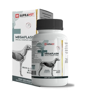 Supravet MegaFlash Köpekler İçin Eklem Ve Kas Geliştirici Likit XXL 500 Ml (STD)