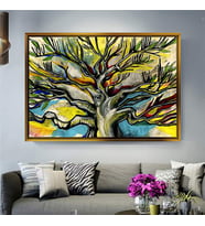 Altın Çerçeveli dekoratif tablo l830 (Gold)