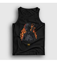 Presmono Unisex Siyah Alevler Pubg Atlet 29798tt