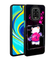 Xiaomi Redmi Note 9S Uyumlu Kılıf Parlayan Kabartmalı İkonik Figürlü Zore Amas Silikon Kapak
