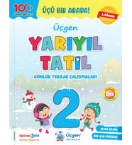 Üçgen 2.Sınıf Yarıyıl Tatil - Günlük Tekrar Çalışmaları 2023