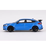 Mini GT 637 Honda Civic TYPE R Boost Blue Pearl 2023 LHD Model Araba
