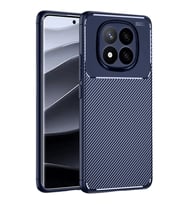 Xiaomi Redmi Note 14 Pro 4g Kılıf Auto Focus Karbon Kapak - Lacivert