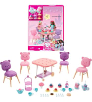 My First Barbie - İlk Barbie Bebeğim Çay Partisi Oyun Seti, 3 Yaş Ve Üzeri, Hmm65 (Çok Renkli)