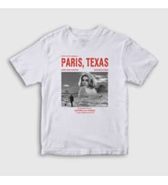 Presmono Unisex Çocuk Beyaz Poster Film Paris Texas T-Shirt 481661tt (Beyaz)