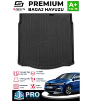 Citroen C Elysee 3D Pro Bagaj Havuzu 2012 Üzeri A+ Kalite
