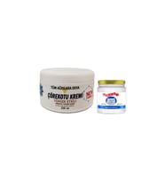 Çörek Otu Ağrı Kremi White 200 ml + Snow Kitten 50 ml Menthol Balm Kas Eklem Fıtık Vücut Ağrılarına Rahatlatıcı Masaj Seti