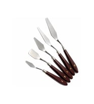 Resim Spatula Seti, Metal Spatula 5'li (Painting Knife)