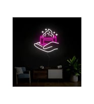 El Kremi Şekilli Neon Tabela