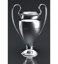 UEFA ŞAMPİYONLAR LİGİ KUPASI KALİTELİ METALİK KAPLAMA 20 CM HEDİYELİK DEKORATİF KUPA