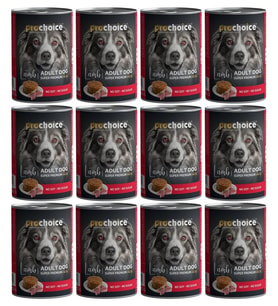 Pro Choice Kuzu Etli Sekersiz Ezme Yetiskin Köpek Konservesi 400gr*12 ADET