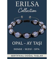 Sertifikalı Terahertz & Opal - Ay Taşı Bileklik – İlham, Duygusal Şifa ve Koruma (Çok Renkli)