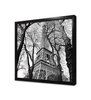 Fransa Eyfel Kulesi Çerçeveli Cam Tablo
