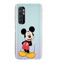 Xiaomi  Mi Note 10 Lite  Kamera Korumalı Kapak Mickey Mouse Tasarımlı Şeffaf  Kılıf