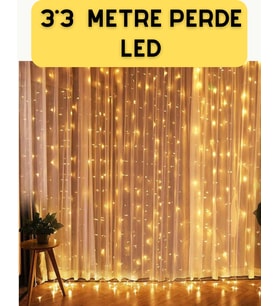 Şelale Tasarımlı Perde LED – Düğün ve Özel Gün Işıkları