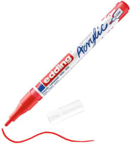 Edding 5300 Akrilik Boyama Markörü 1-2 mm TRAFİK KIRMIZI 