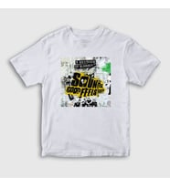 Presmono Unisex Çocuk Beyaz Wall 5 Seconds Of Summer T-Shirt 79271tt