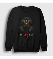 Presmono Unisex Siyah Lilith Oyun Diablo IV 4 Sweatshirt 433841tt