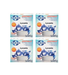 Nem Alıcı Rutubet Giderici Yedek Tablet 4'lü 2 x 250 Gram Lavanta