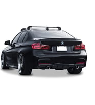 Bmw 3 Serisi F30 (2012 - 2018)  Uyumlu Sağ Sol Tek Çıkış Difüzör (Plastik)