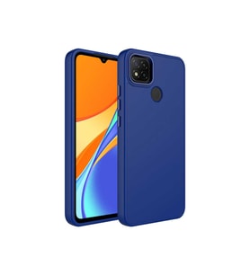 Xiaomi Redmi 10A Uyumlu Kılıf Metal Çerçeve ve Buton Tasarımlı Silikon Zore Luna Kapak
