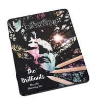 Cretacolor Mega Color Brilliants Metalik Kalın Boya Kalemi 12 Renk (290 98) 