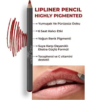 Uzun Süre Kalıcı Dağılma Yapmayan Nemlendirici Dudak Kalemi - Lipliner Pencil 16 Red Carpet