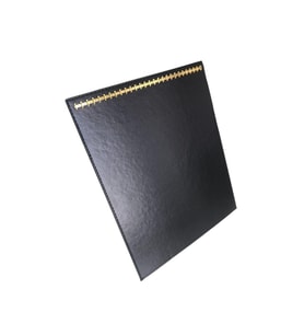 Şık Siyah Deri Ayaklı Kolye Zincir ve Standı (28 Li) 32x40 cm