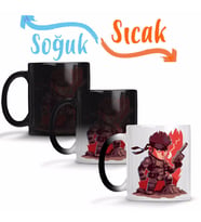 Solid Snake Sihirli Kupa Bardak Porselen