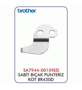 BR430D Punteriz Kot Sabit Bıçak (HSS)