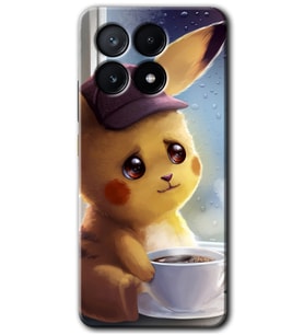 Poco x6 Pro Kılıf HD Desen Baskılı Kılıf - Üzgün Pikaçu