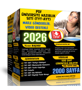2026 KPSS Hazırlık Seti (Video Destekli PDF Ders Notları)