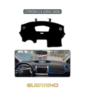 CITROEN C4 2004-2009TORPİDO KORUMA HALISI GRİ KENAR