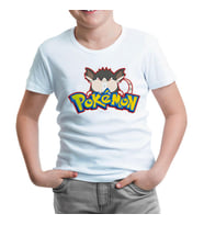 Pokemon Go - Raticate Beyaz Çocuk Tshirt
