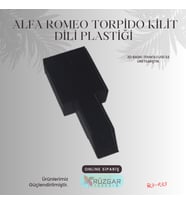 ALFA ROMEO TORPİDO KİLİT DİLİ PLASTİĞİ (Siyah)