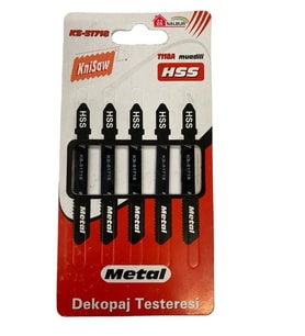 Mey İthalat® Knisaw 51718 Metal Dekupaj Testeresi 5 Parça