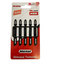 Mey İthalat® Knisaw 51718 Metal Dekupaj Testeresi 5 Parça
