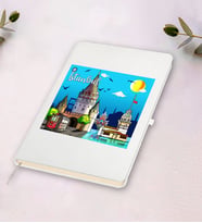 İstanbul Tasarımlı Beyaz Defter