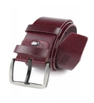 Hakiki %100 Deri Erkek Kemer Bordo 4,5 cm