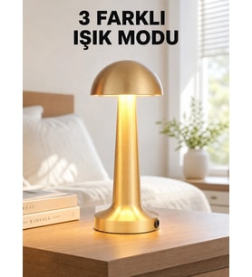 Şarjlı Dimmerli Led Masa Lambası - 4-8 Saat Aydınlatma Yeni Nesil
