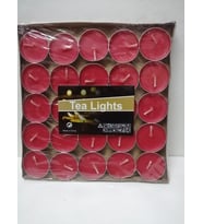 Mum Tea lights  50ad  kırmızı